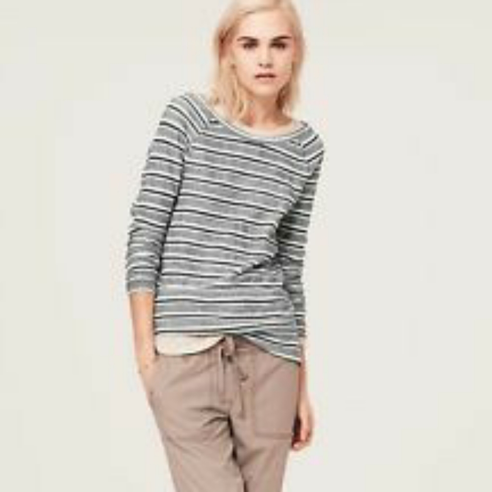 Lou & Grey > Striped Long Sleeve Tunic Siz…